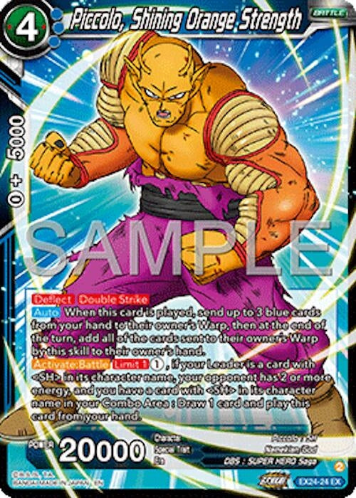 Image for Piccolo, Shining Orange Strength (Expansion Deck Box Set 24: Premium 7th Anniversary Box 2024) (EX24-24) - Dragon Ball Super: Masters