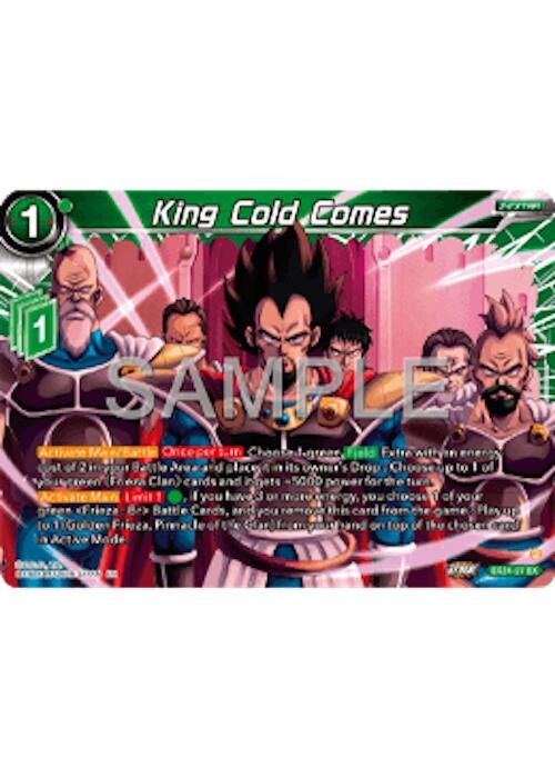 Image for King Cold Comes (Expansion Deck Box Set 24: Premium 7th Anniversary Box 2024) (EX24-27) - Dragon Ball Super: Masters