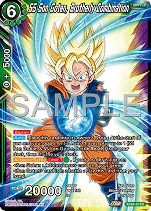 Image for SS Son Goten, Brotherly Combination (Expansion Deck Box Set 24: Premium 7th Anniversary Box 2024) (EX24-29) - Dragon Ball Super: Masters