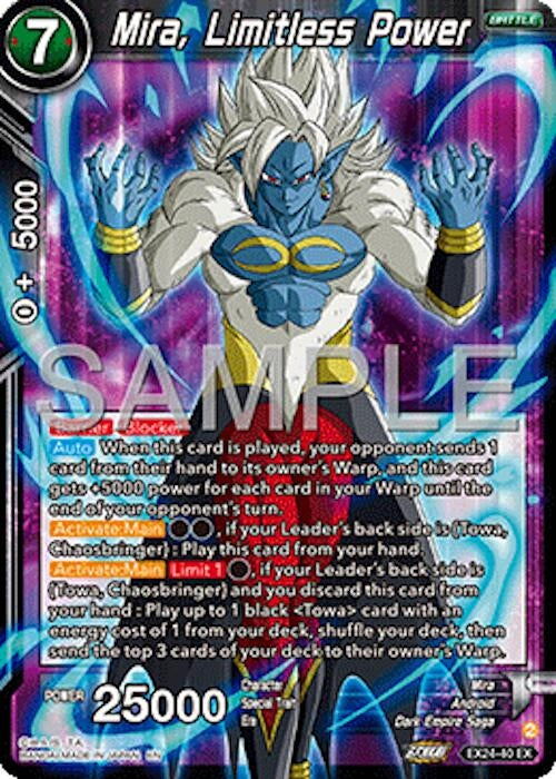 Image for Mira, Limitless Power (Expansion Deck Box Set 24: Premium 7th Anniversary Box 2024) (EX24-40) - Dragon Ball Super: Masters