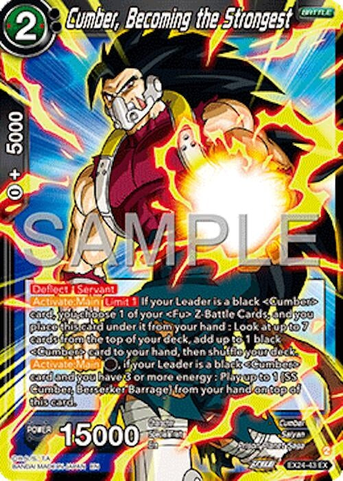 Image for Cumber, Becoming the Strongest (Expansion Deck Box Set 24: Premium 7th Anniversary Box 2024) (EX24-43) - Dragon Ball Super: Masters