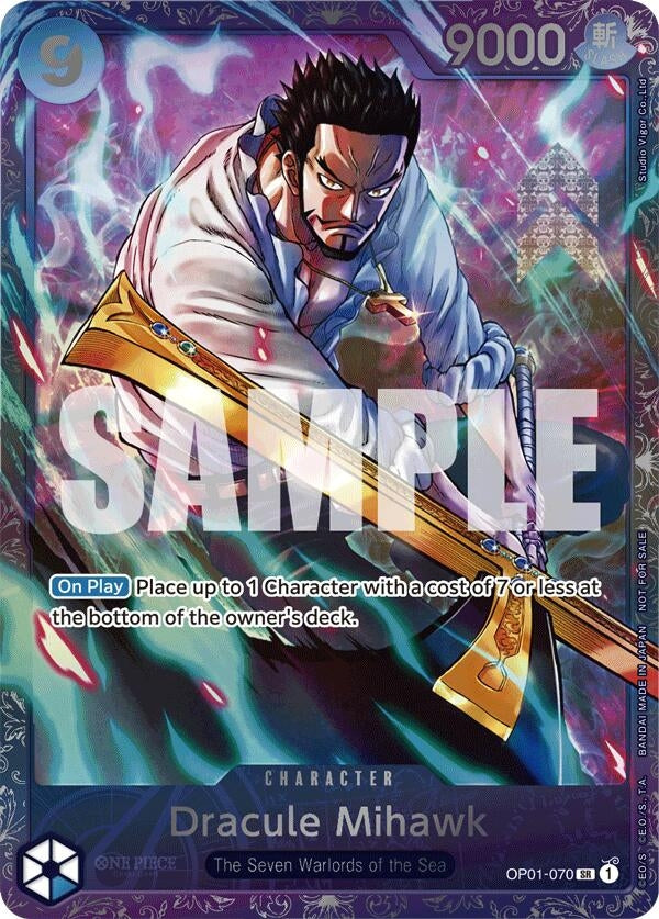 Image for Dracule Mihawk (Treasure Cup 2024) (One Piece Promotion Cards) (OP01-070) - One Piece Card Game