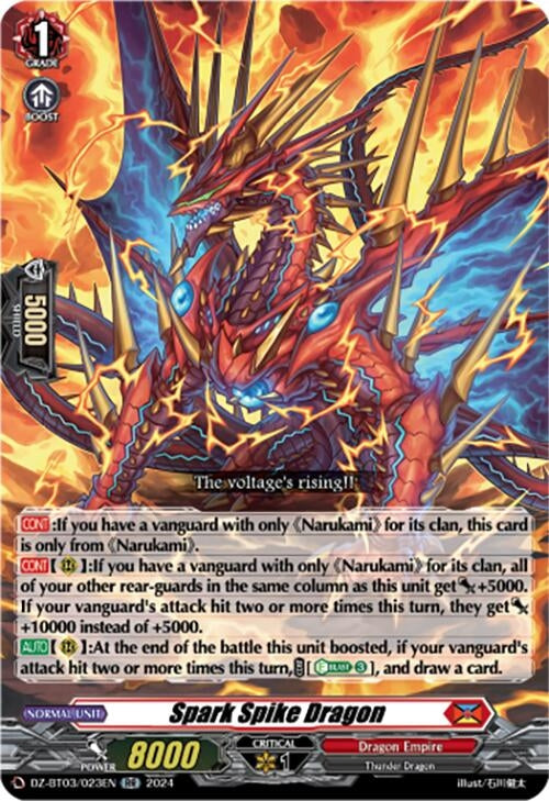 Image for Spark Spike Dragon (DZ-BT03: Dimensional Transcendence) (DZ-BT03/023EN) - Cardfight Vanguard