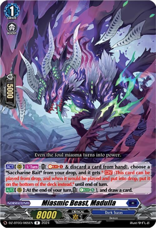 Image for Miasmic Beast, Madulla (DZ-BT03: Dimensional Transcendence) (DZ-BT03/065EN) - Cardfight Vanguard