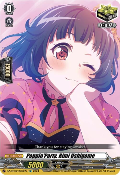 Image for Poppin'Party, Rimi Ushigome (EX) (DZ-BT03: Dimensional Transcendence) (DZ-BT03/EX03EN) - Cardfight Vanguard
