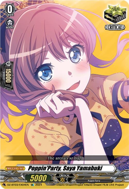 Image for Poppin'Party, Saya Yamabuki (EX) (DZ-BT03: Dimensional Transcendence) (DZ-BT03/EX04EN) - Cardfight Vanguard