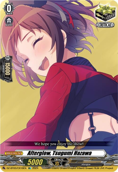 Image for Afterglow, Tsugumi Hazawa (EX) (DZ-BT03: Dimensional Transcendence) (DZ-BT03/EX10EN) - Cardfight Vanguard