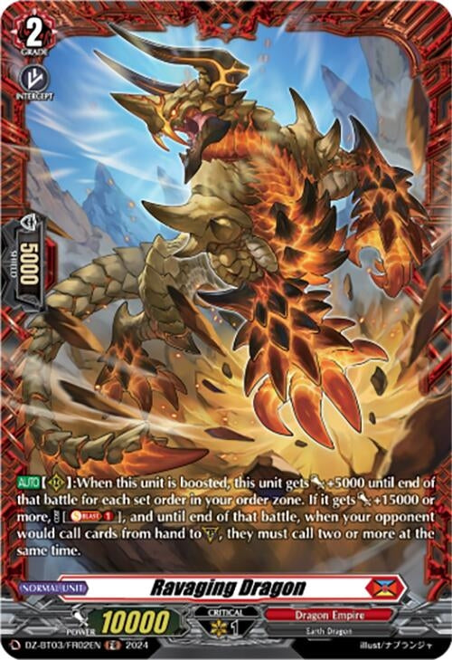 Image for Ravaging Dragon (FR) (DZ-BT03: Dimensional Transcendence) (DZ-BT03/FR02EN) - Cardfight Vanguard