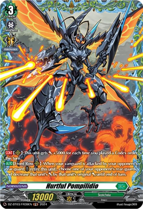 Image for Hurtful Pompilidio (FR) (DZ-BT03: Dimensional Transcendence) (DZ-BT03/FR39EN) - Cardfight Vanguard