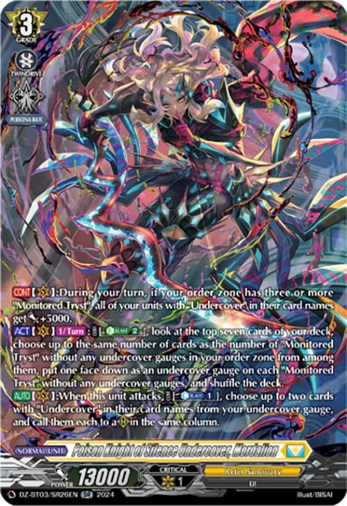 Image for Poison Knight of Silence Undercover, Mordalion (SR) (DZ-BT03: Dimensional Transcendence) (DZ-BT03/SR26EN) - Cardfight Vanguard