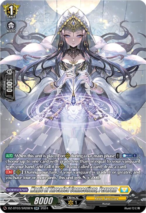 Image for Magic of Threaded Connections, Peraram (SR) (DZ-BT03: Dimensional Transcendence) (DZ-BT03/SR28EN) - Cardfight Vanguard