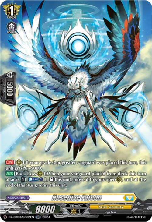 Image for Nosedive Falcon (SR) (DZ-BT03: Dimensional Transcendence) (DZ-BT03/SR32EN) - Cardfight Vanguard