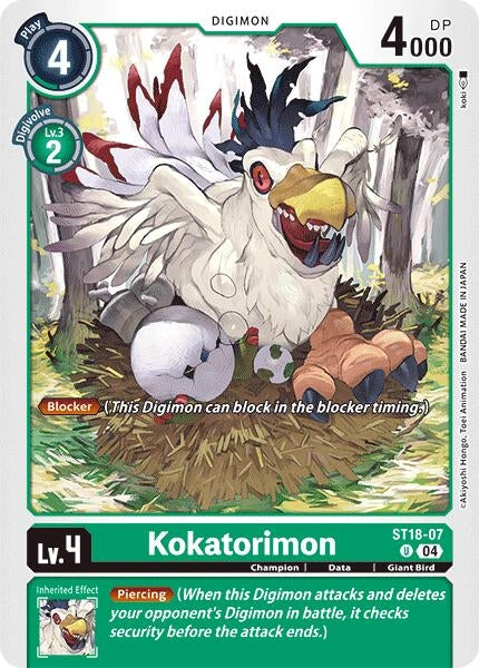 Image for Kokatorimon (ST-18) (ST18-07 U) - Digimon Card Game