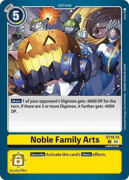 Image for Noble Family Arts (ST-19) (ST19-15 U) - Digimon Card Game