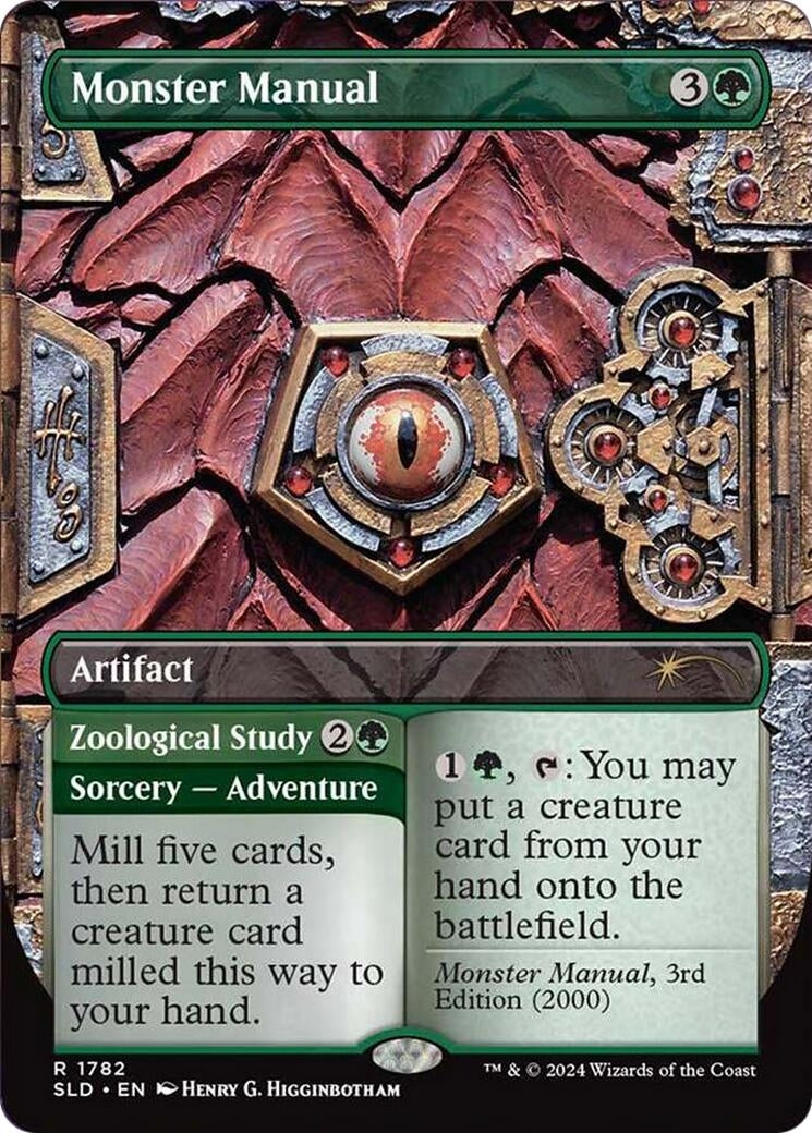 Image for Monster Manual (Secret Lair Drop Series) (1782) - Magic: The Gathering