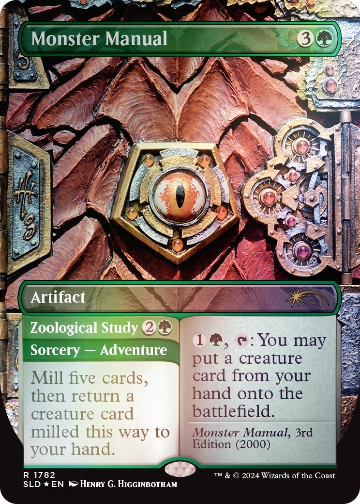 Image for Monster Manual (Rainbow Foil) (Secret Lair Drop Series) (1782) - Magic: The Gathering