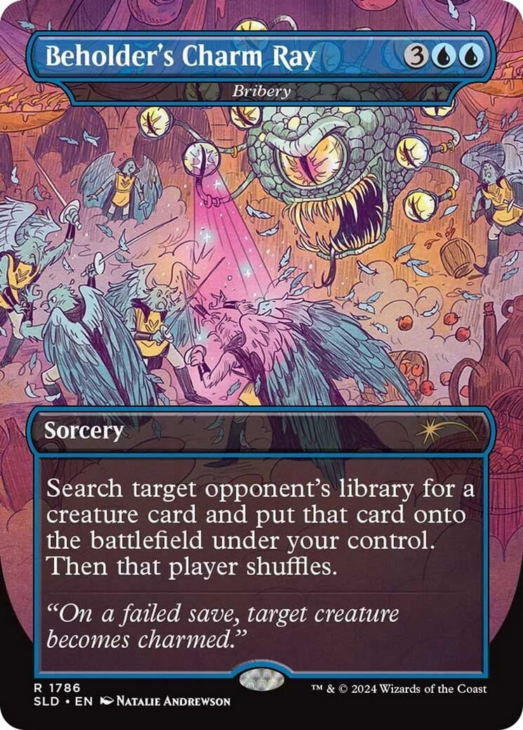 Image for Beholder's Charm Ray - Bribery (Secret Lair Drop Series) (1786) - Magic: The Gathering