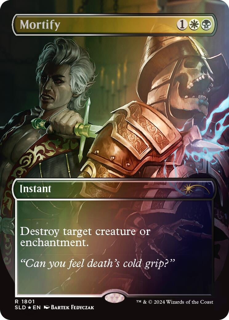 Image for Mortify (Rainbow Foil) (Secret Lair Drop Series) (1801) - Magic: The Gathering