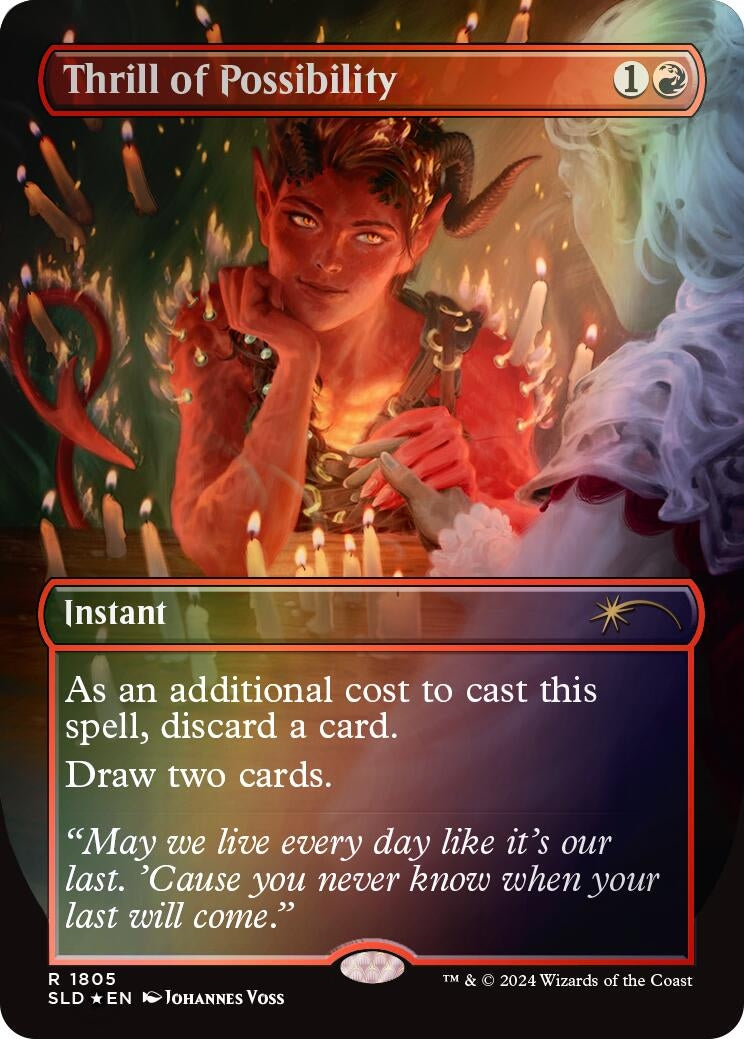 Image for Thrill of Possibility (Rainbow Foil) (Secret Lair Drop Series) (1805) - Magic: The Gathering