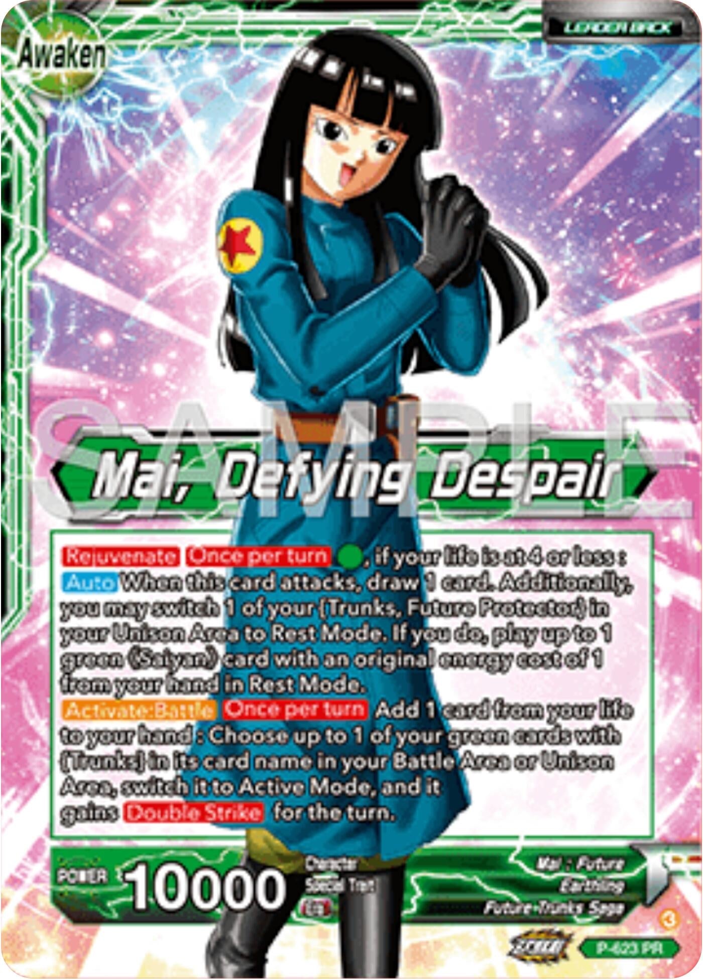 Image for Mai // Mai, Defying Despair (Promotion Cards) (P-623) - Dragon Ball Super: Masters