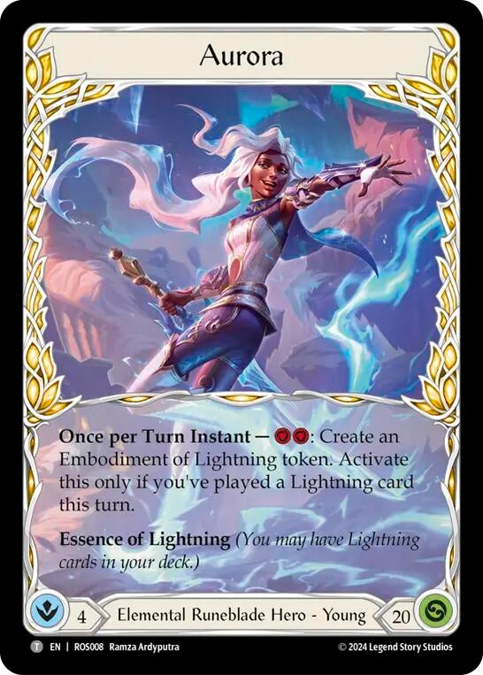 Image for Aurora // Oscilio (Rosetta) (ROS008 // ROS020) - Flesh and Blood TCG