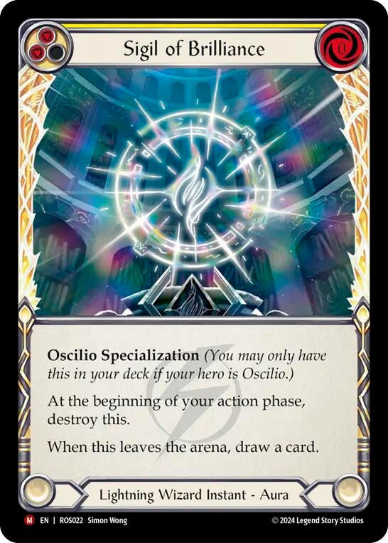 Image for Sigil of Brilliance (Rosetta) (ROS022) - Flesh and Blood TCG
