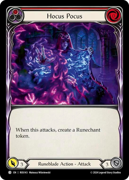Image for Hocus Pocus (Red) (Rosetta) (ROS143) - Flesh and Blood TCG