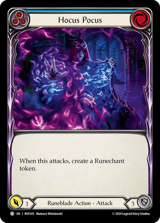 Image for Hocus Pocus (Blue) (Rosetta) (ROS145) - Flesh and Blood TCG