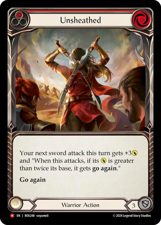 Image for Unsheathed (Rosetta) (ROS248) - Flesh and Blood TCG
