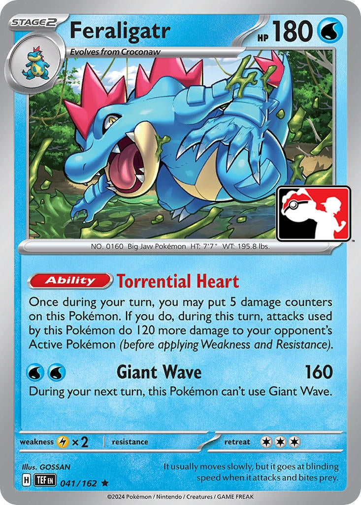 Image for Feraligatr (Prize Pack Series Cards) (041/162) - Pokemon