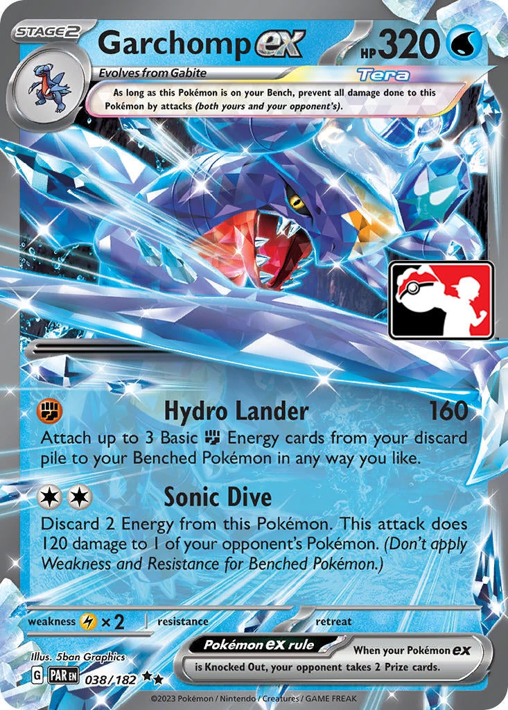 Image for Garchomp ex (Prize Pack Series Cards) (038/182) - Pokemon