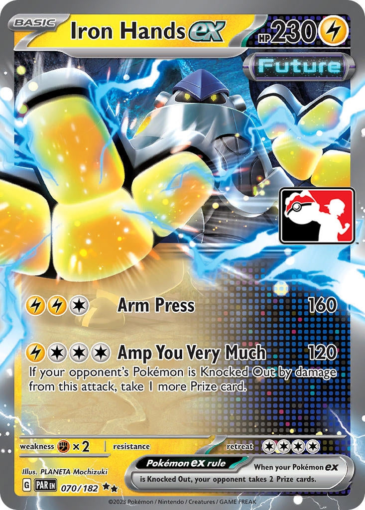 Image for Iron Hands ex (Prize Pack Series Cards) (070/182) - Pokemon