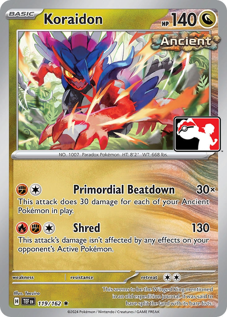 Image for Koraidon (Prize Pack Series Cards) (119/162) - Pokemon
