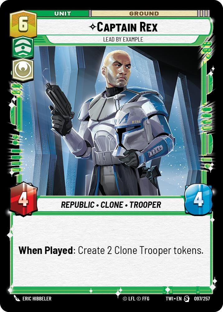Image for Captain Rex - Lead by Example (Twilight of the Republic) (097/257) - Star Wars: Unlimited