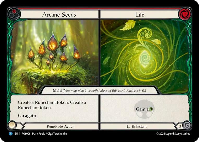 Image for Arcane Seeds // Life (Rosetta) (ROS006) - Flesh and Blood TCG