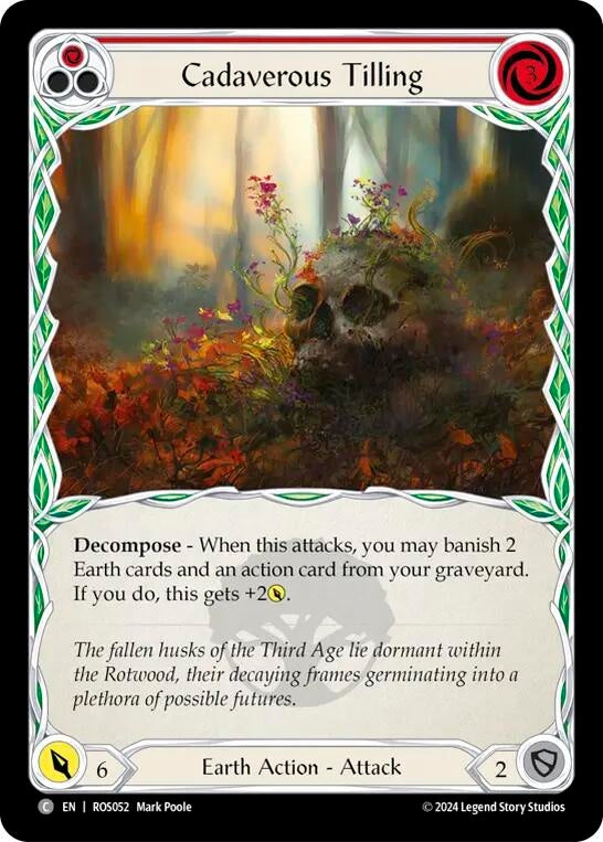 Image for Cadaverous Tilling (Red) (Rosetta) (ROS052) - Flesh and Blood TCG