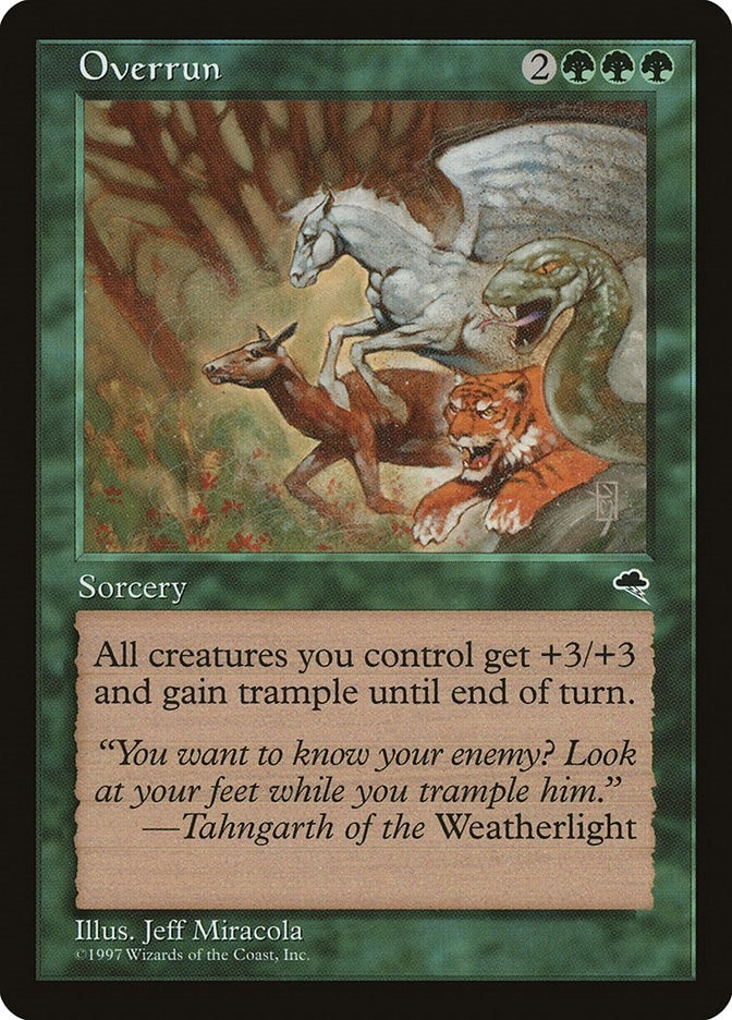 Image for Overrun (Tempest) (243) - Magic: The Gathering