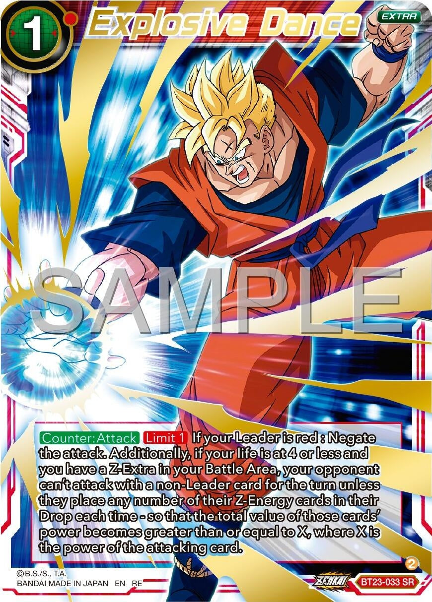 Image for Explosive Dance (Reprint) (Expansion Deck Box Set 24: Premium 7th Anniversary Box 2024) (BT23-033) - Dragon Ball Super: Masters