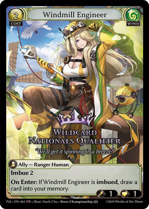 Image for Windmill Engineer (Promotional Cards) (061) - Grand Archive TCG