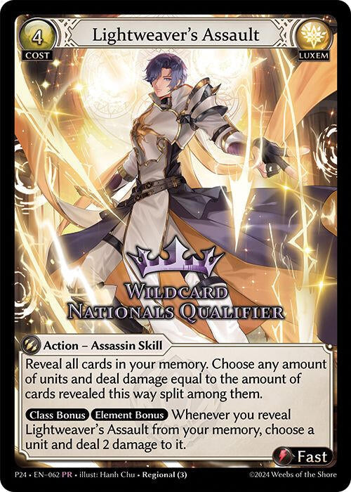 Image for Lightweaver's Assault (Promotional Cards) (062) - Grand Archive TCG
