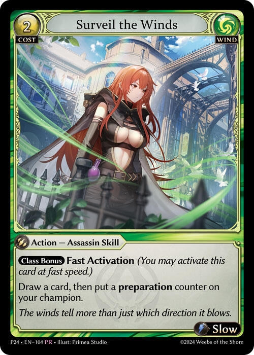 Image for Surveil the Winds (Promotional Cards) (104) - Grand Archive TCG