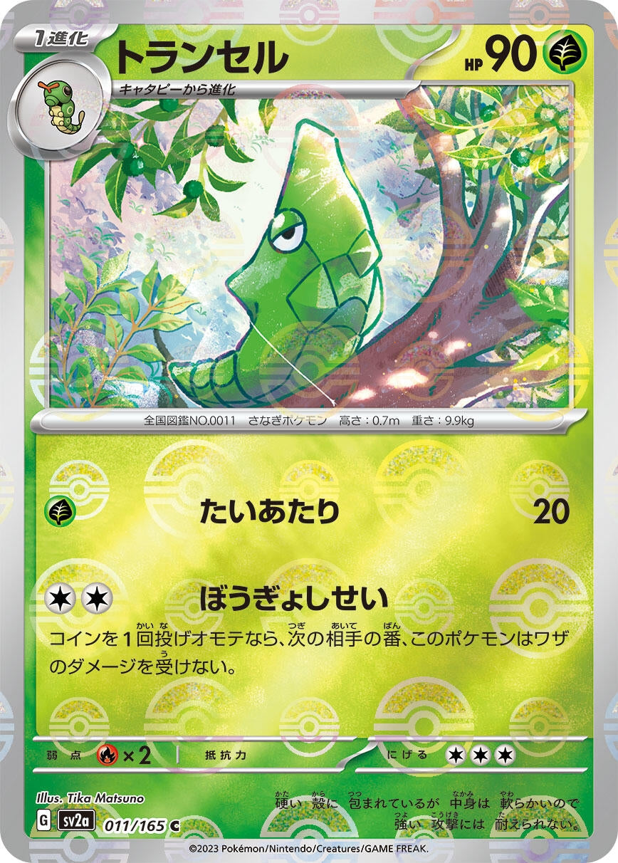 Image for Metapod (Poke Ball Pattern) (SV2a: Pokemon Card 151) (011/165) - Pokemon Japan