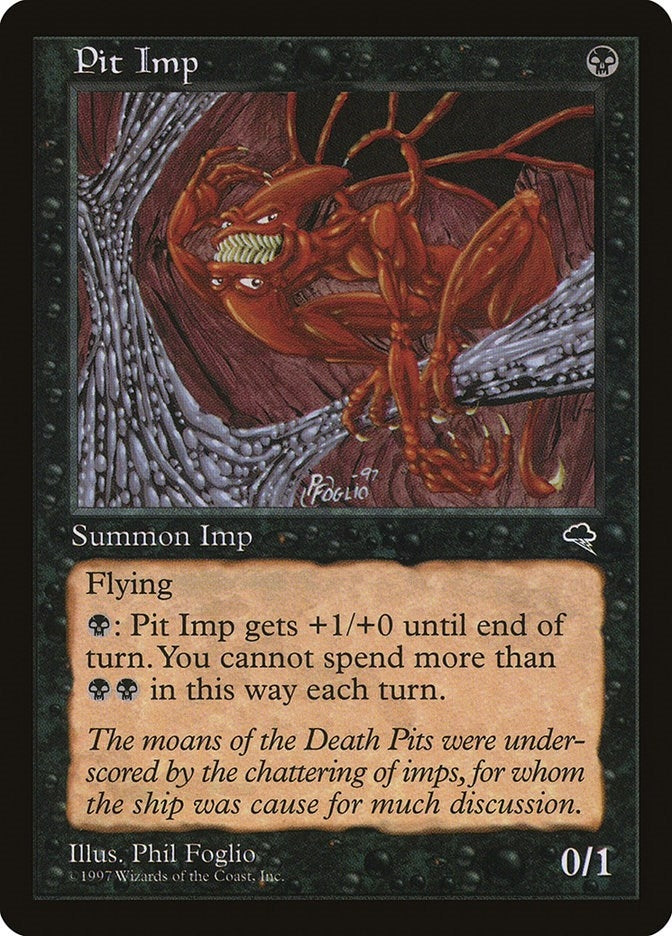 Image for Pit Imp (Tempest) (148) - Magic: The Gathering