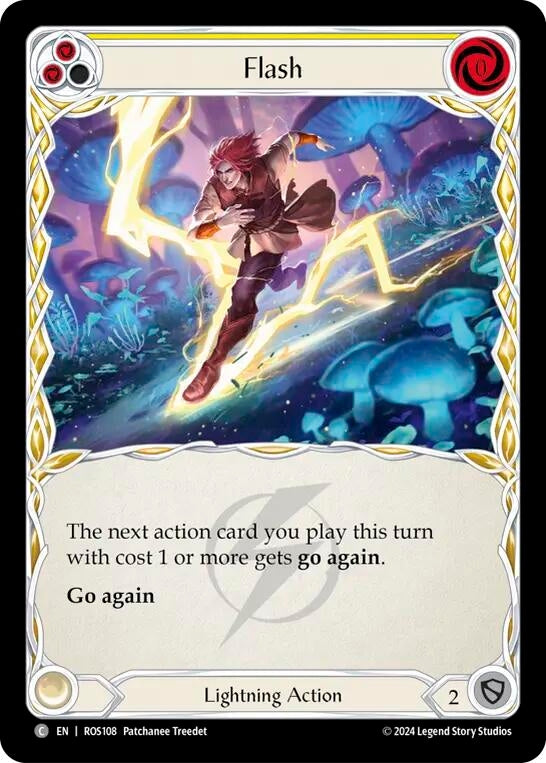 Image for Flash (Yellow) (Rosetta) (ROS108) - Flesh and Blood TCG