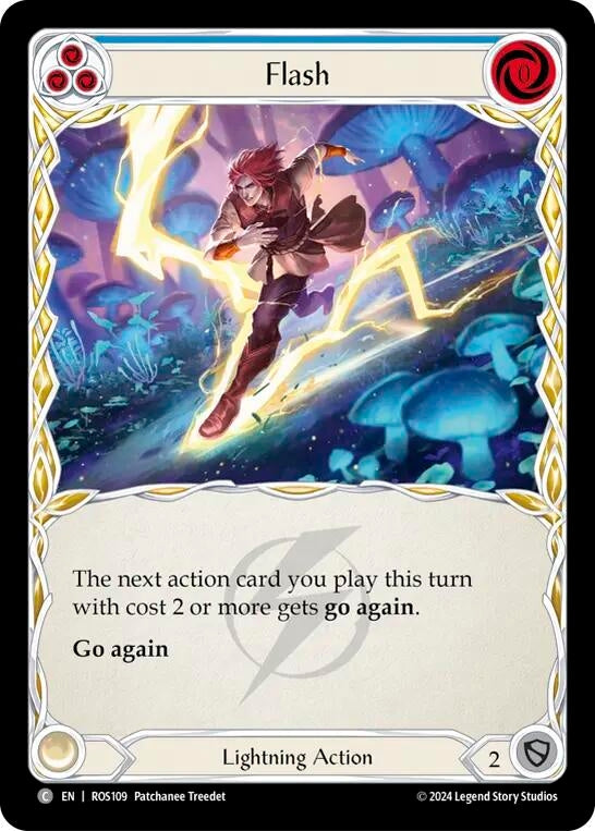 Image for Flash (Blue) (Rosetta) (ROS109) - Flesh and Blood TCG