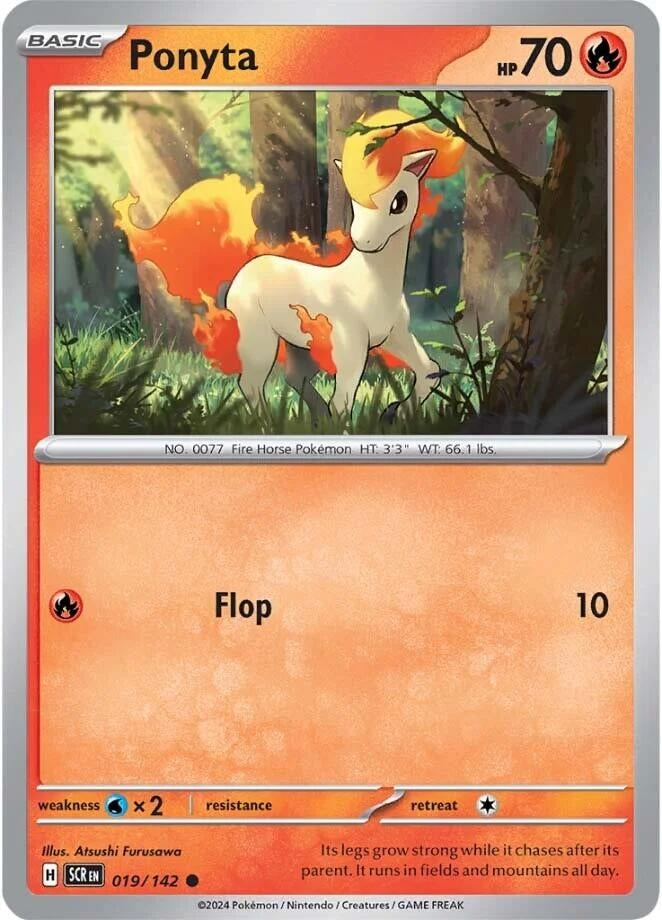 Image for Ponyta (SV07: Stellar Crown) (019/142) - Pokemon