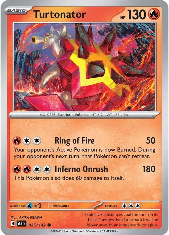 Image for Turtonator (SV07: Stellar Crown) (025/142) - Pokemon