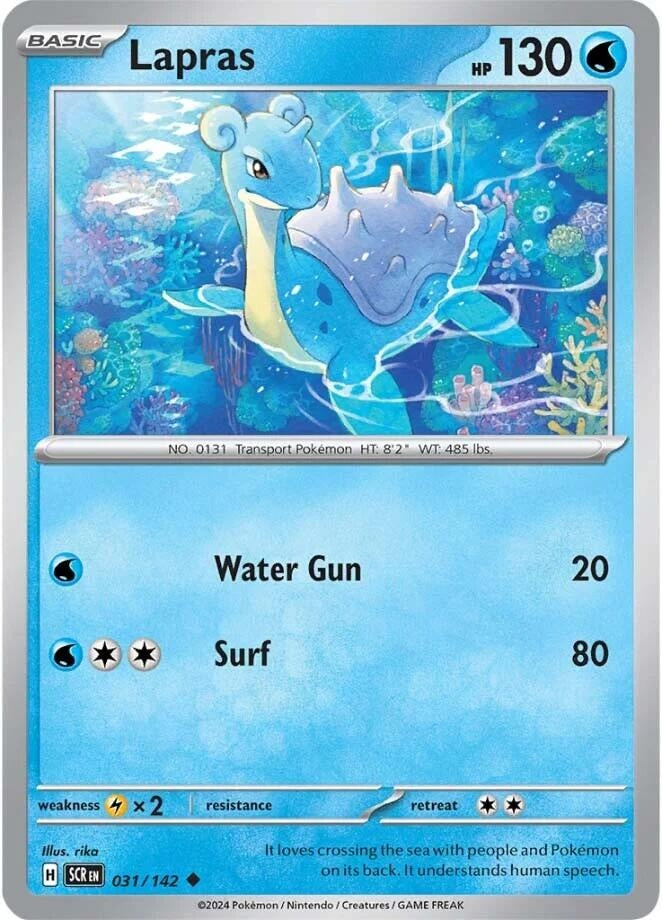 Image for Lapras (SV07: Stellar Crown) (031/142) - Pokemon