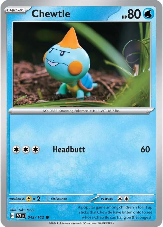 Image for Chewtle (SV07: Stellar Crown) (043/142) - Pokemon