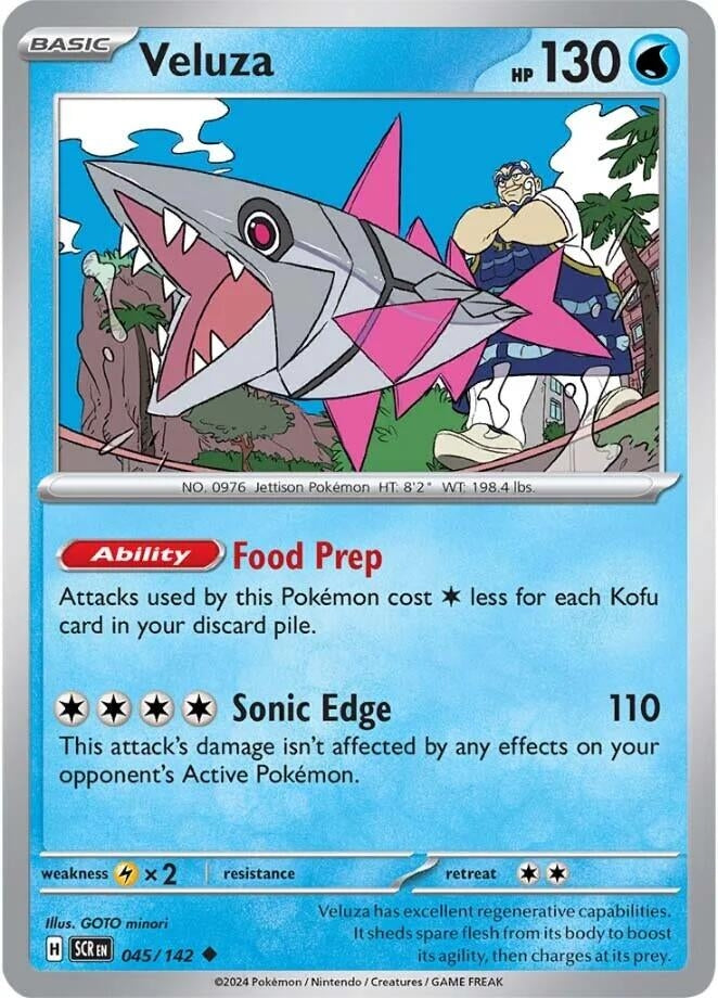 Image for Veluza (SV07: Stellar Crown) (045/142) - Pokemon
